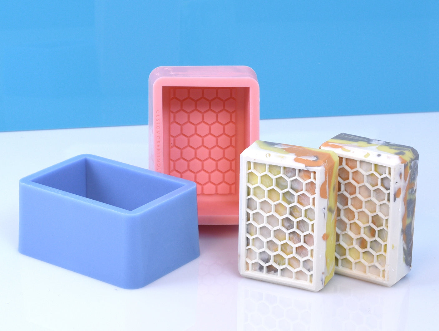 Honeycomb single bar mold - customcrafttools