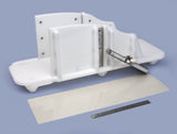 "Caterpillar" soap cutting station