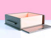 “Nara” Slab soap mold with silicone liner - customcrafttools