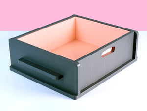“Nara” Slab soap mold with silicone liner - customcrafttools