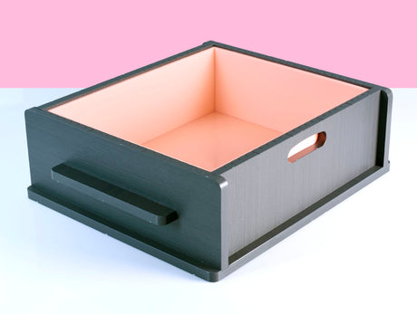 “Nara” Slab soap mold with silicone liner - customcrafttools