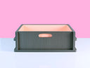 “Nara” Slab soap mold with silicone liner - customcrafttools