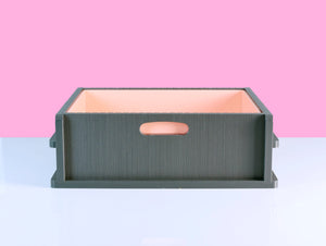 “Nara” Slab soap mold with silicone liner - customcrafttools