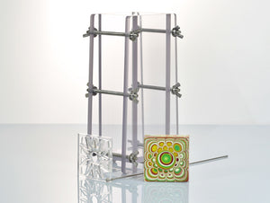 Kaleidoscope Square Soap Shaper by LoveYourSuds / 11” Tall 2.75x2.75'' Square Mold - customcrafttools