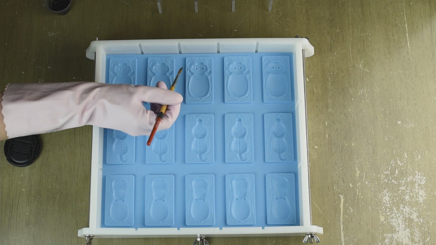 "Swimming Buddies" texture mat for 15 section slab
